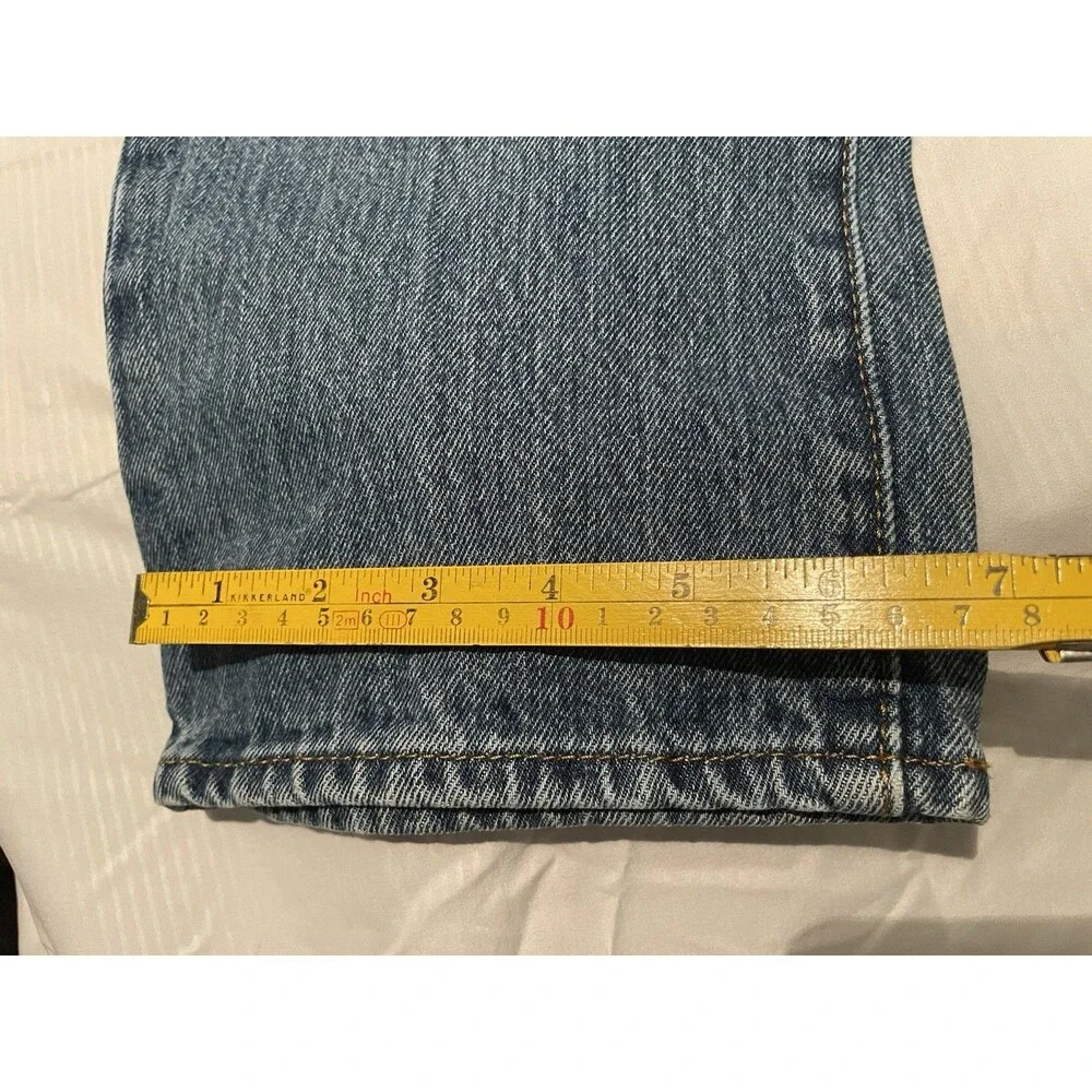 Levi’s 501 Jeans Means Size 32”x36” Light Wash Button Fly Straight Leg